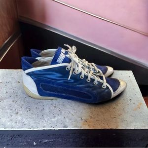 Women’s Vintage Vic Mate Blue Suede Leather Lowtop sneakers size 40 Eur / 9.5 US
